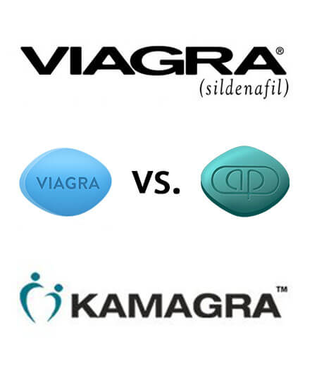 What is the key difference between Viagra and Kamagra
